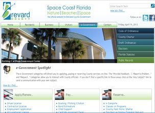 Brevard County Government Page