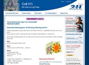 Brevard County 211 website