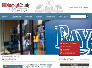 Hillsborough County Government Page