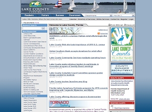 Lake County Government Page