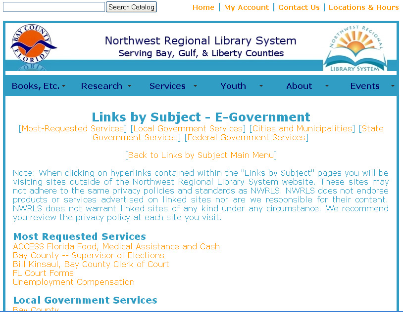 Liberty County Government Page