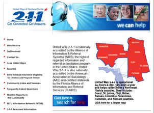 Nassau County 211 website
