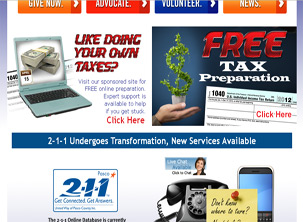 Pasco County 211 website