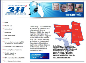 Putnam County 211 website