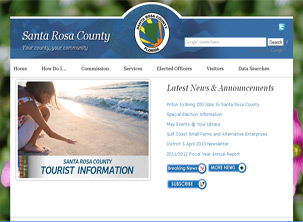 Santa Rosa County Government Page