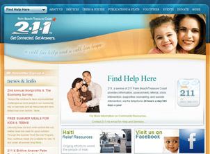 St. Lucie County 211 website