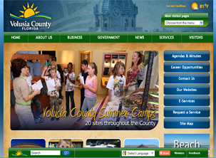 Volusia County Government Page