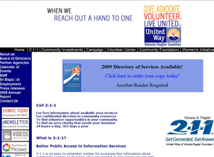 Volusia County 211 website