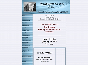 Washington County Government Page